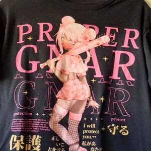 Proper GNAR Strawberry girl Amine Manga Boyfriend shirt
